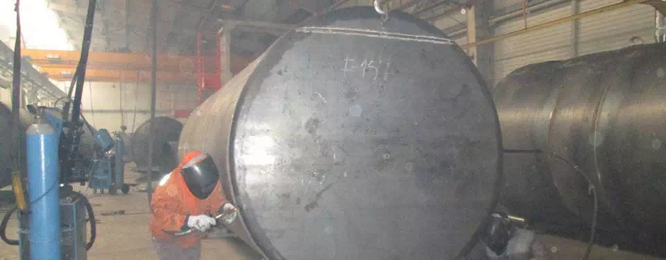 Tank fabrication — welding