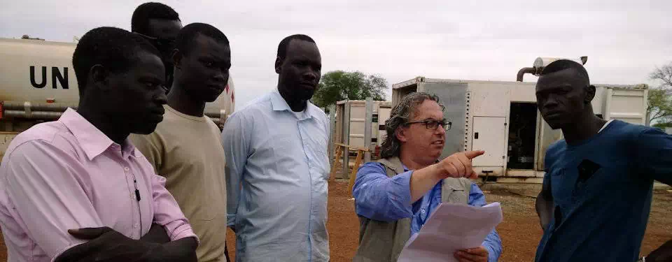 UNMISS site briefing, South Sudan